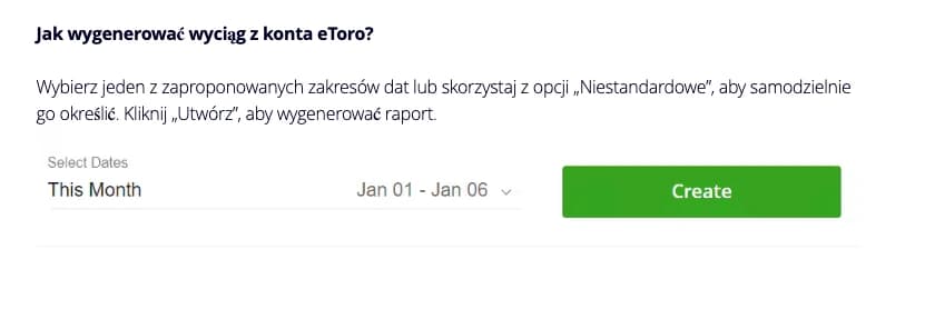 Krok 2 importu eToro