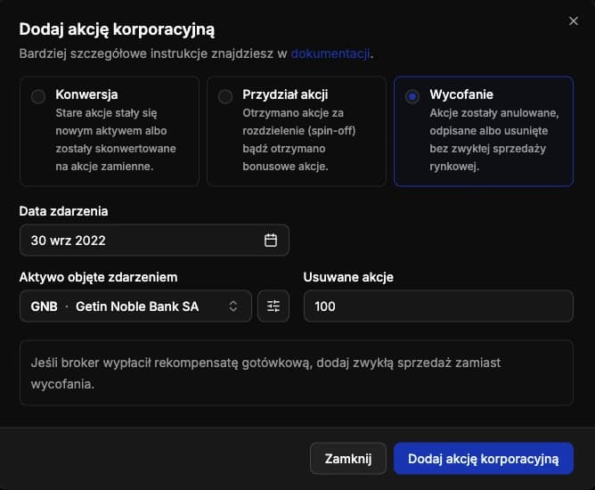 Delisting: Getin Noble Bank