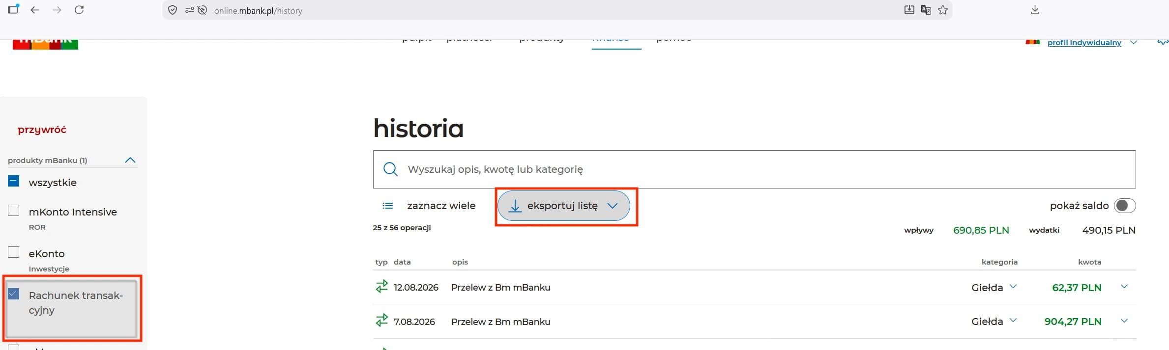 Zrzut ekranu dla Krok 6